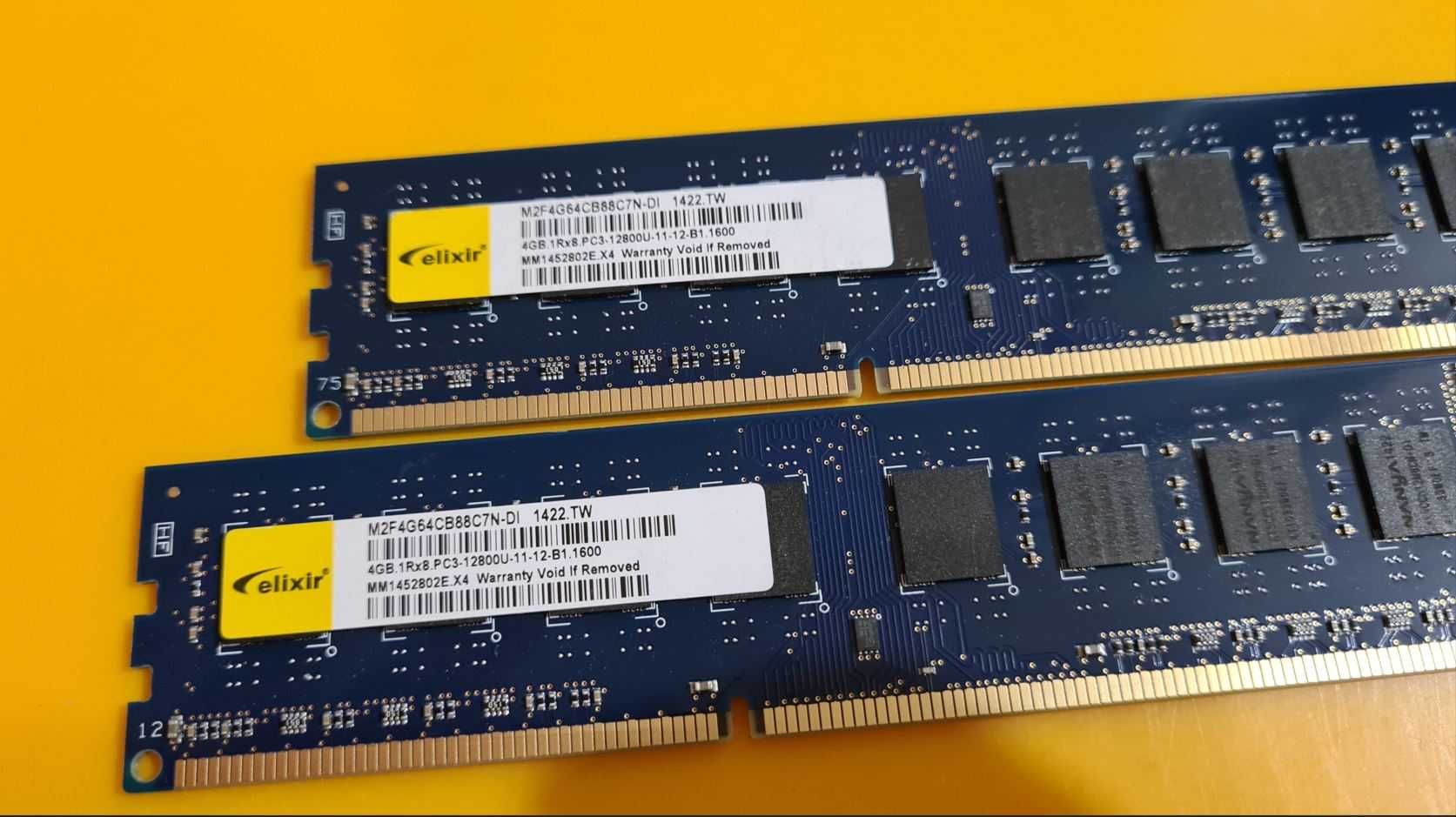 Kit 8GB DDR3 Desktop,2x4GB,Elixir,PC3-12800,1600Mhz,CL11,Single Sided