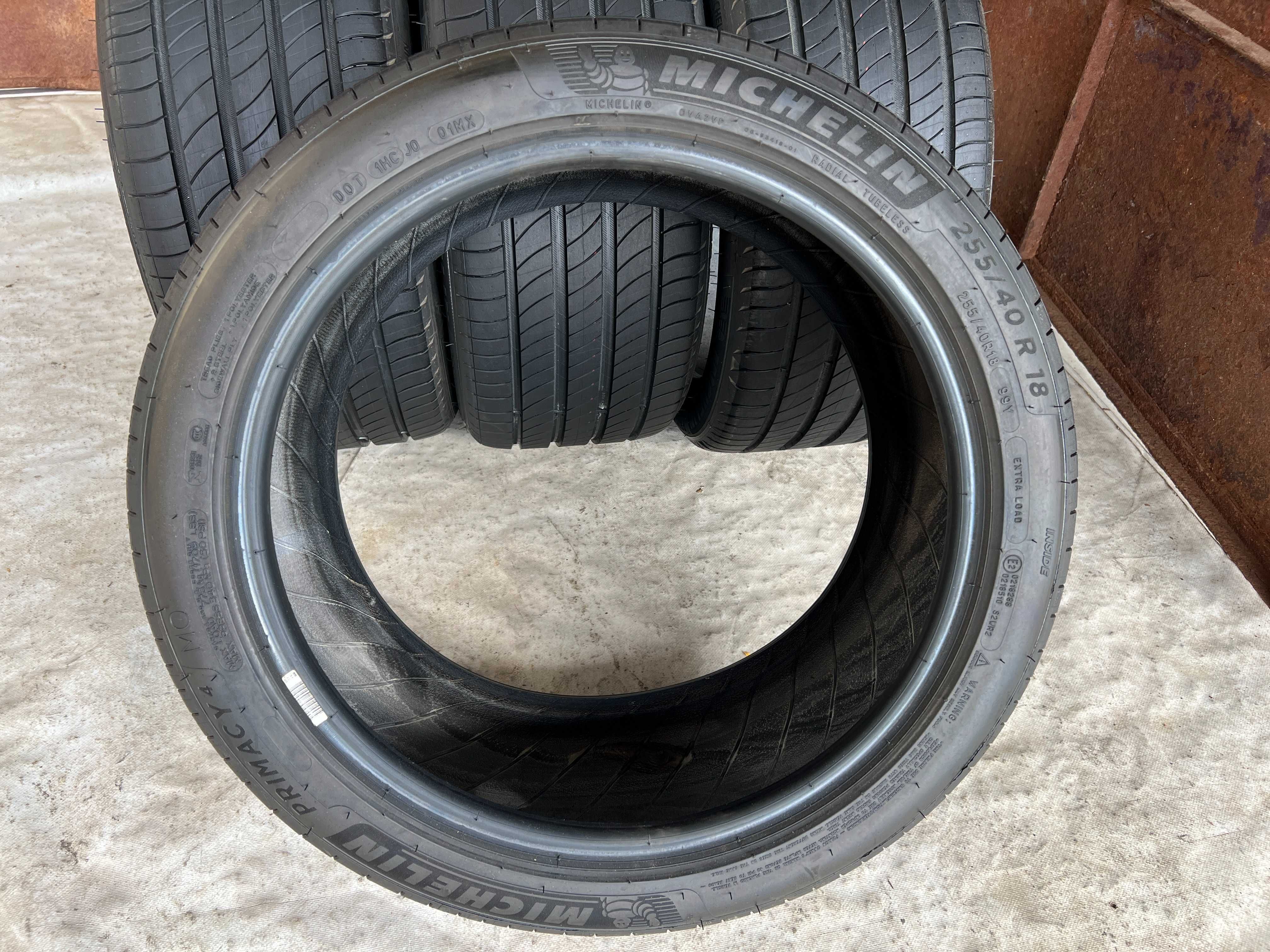 4 нови летни гуми 255/40R18 Michelin Primacy 4 XL MO 99Y DOT2023