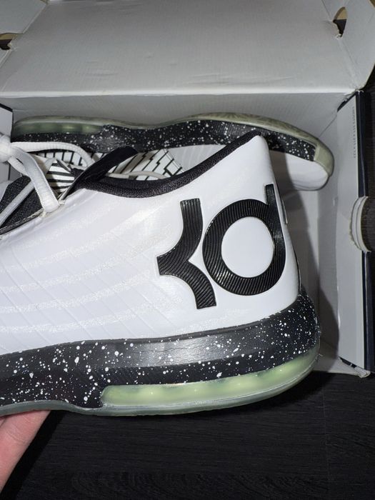 Баскетболни обувки Nike KD 6 ID "White & Black"