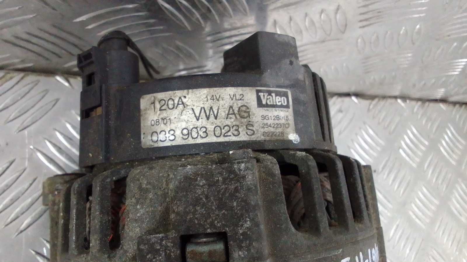 Алтернатор VW Golf 4 1.9TDI 110кс. 2001г.-120A