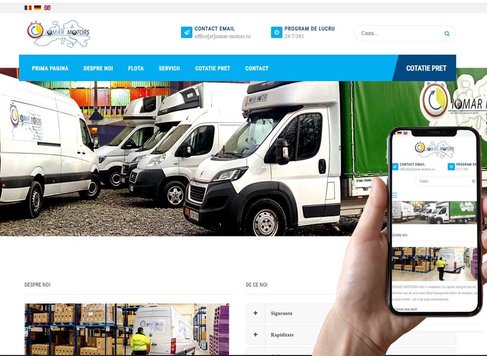 Creare site de prezentare și magazin online pentru afacerea ta