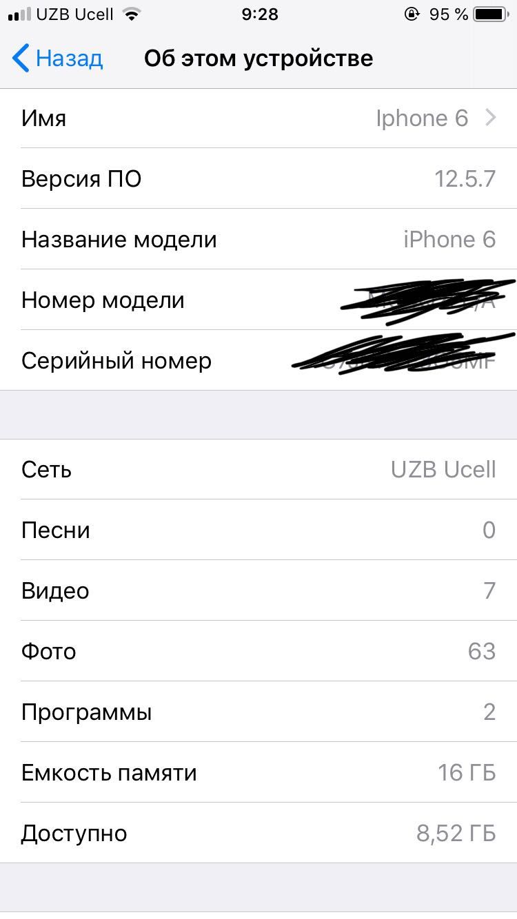 Iphone 6 / 16GB / 100% ёмкости