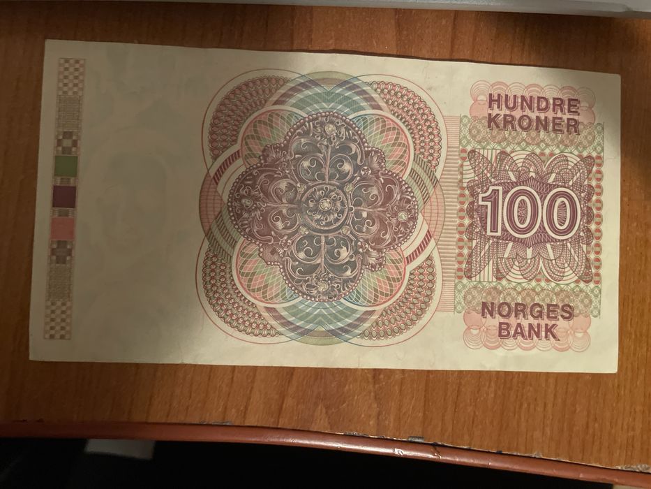 Bancnota 100 ( Hundred kroner) Norges Bank 1983-'79