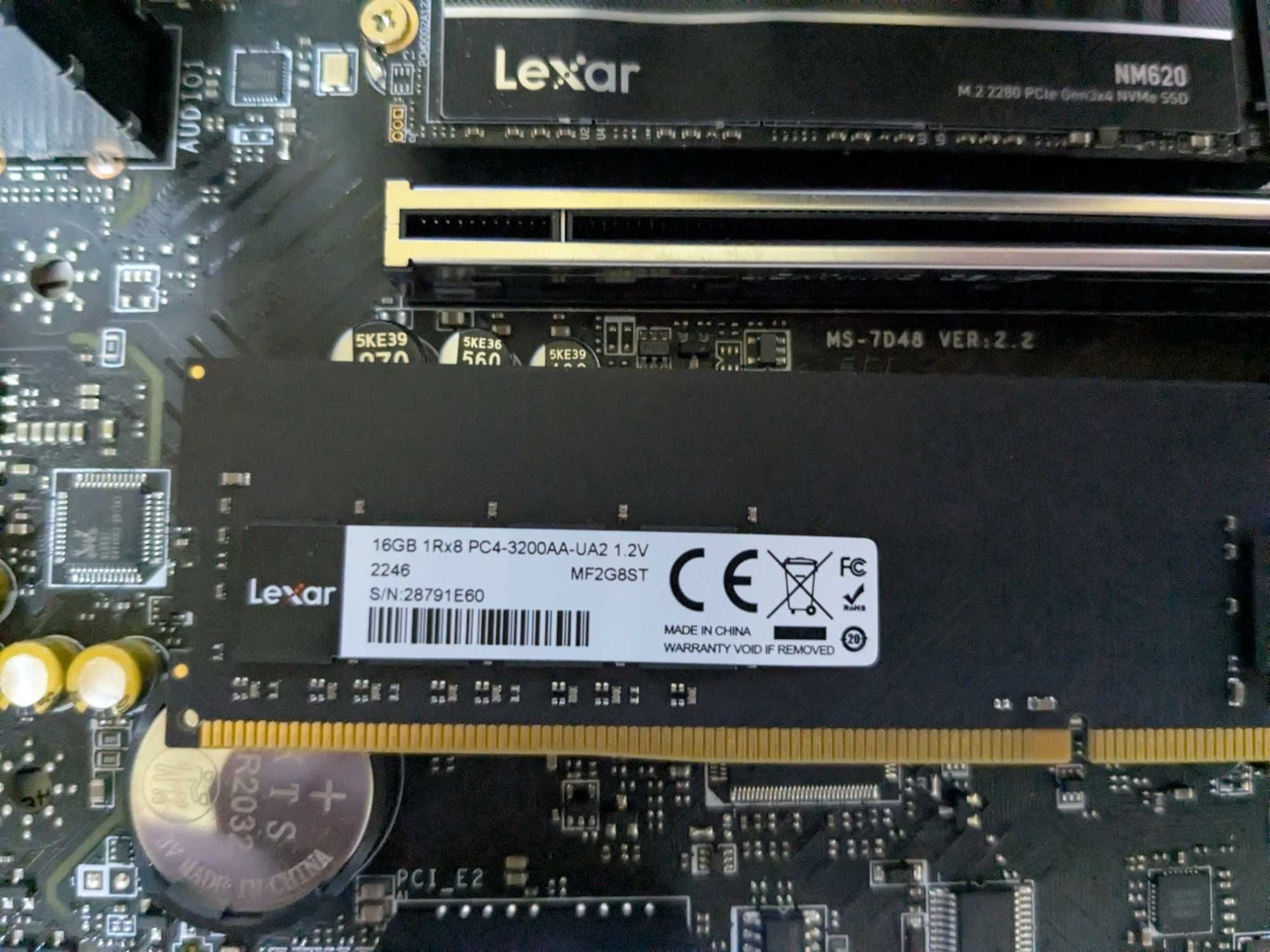 i3 12100 + msi PRO H610M-E + 32 GB DDR4 + Lexar M2 256GB + 600W