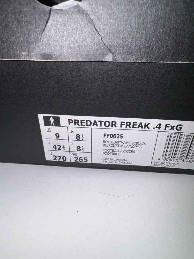 Adidas, Шиповки PREDATOR FREAK .4FxG