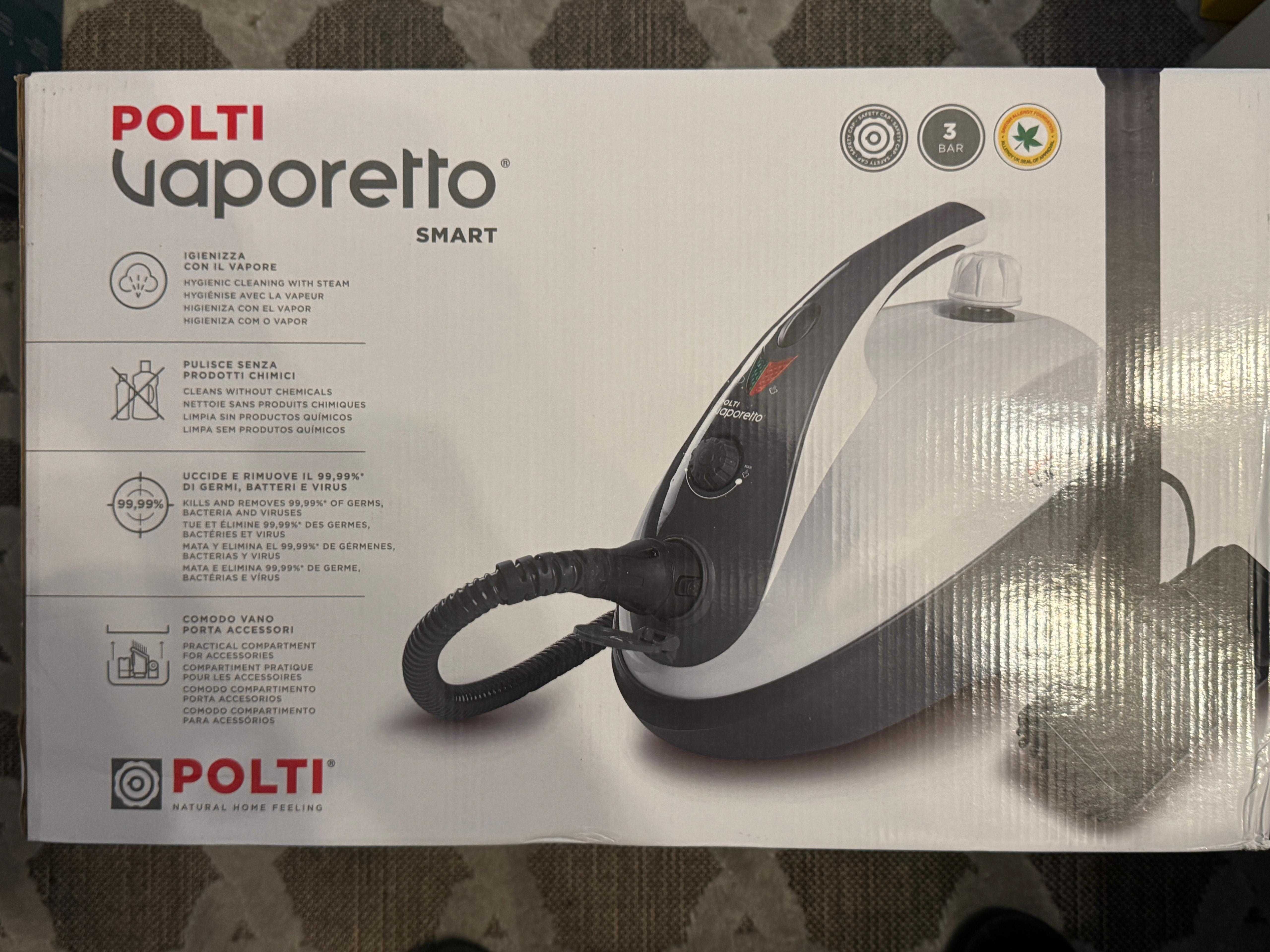 Aparat de curatat cu aburi Vaporetto Polti Smart30s  3bar 1,6l sigilat
