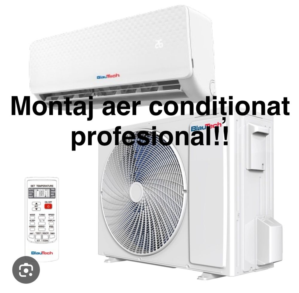 Montaj Aer Conditionat Profesional 550lei
