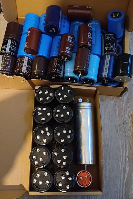 Lot mare condensator putere industrial 10000uf 470uf 1000uf