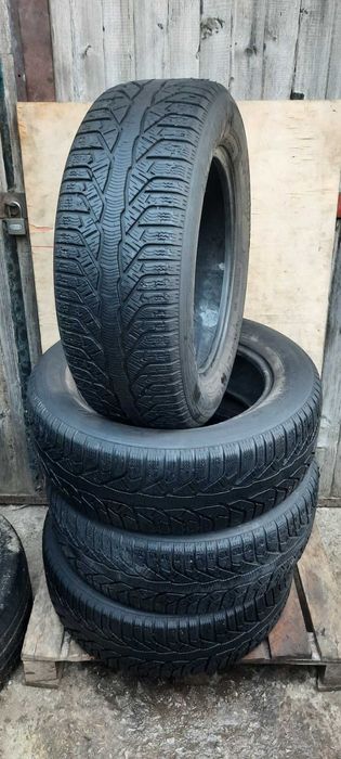 4 броя зимни гуми 215 60 16 kleber 7мм без забележки