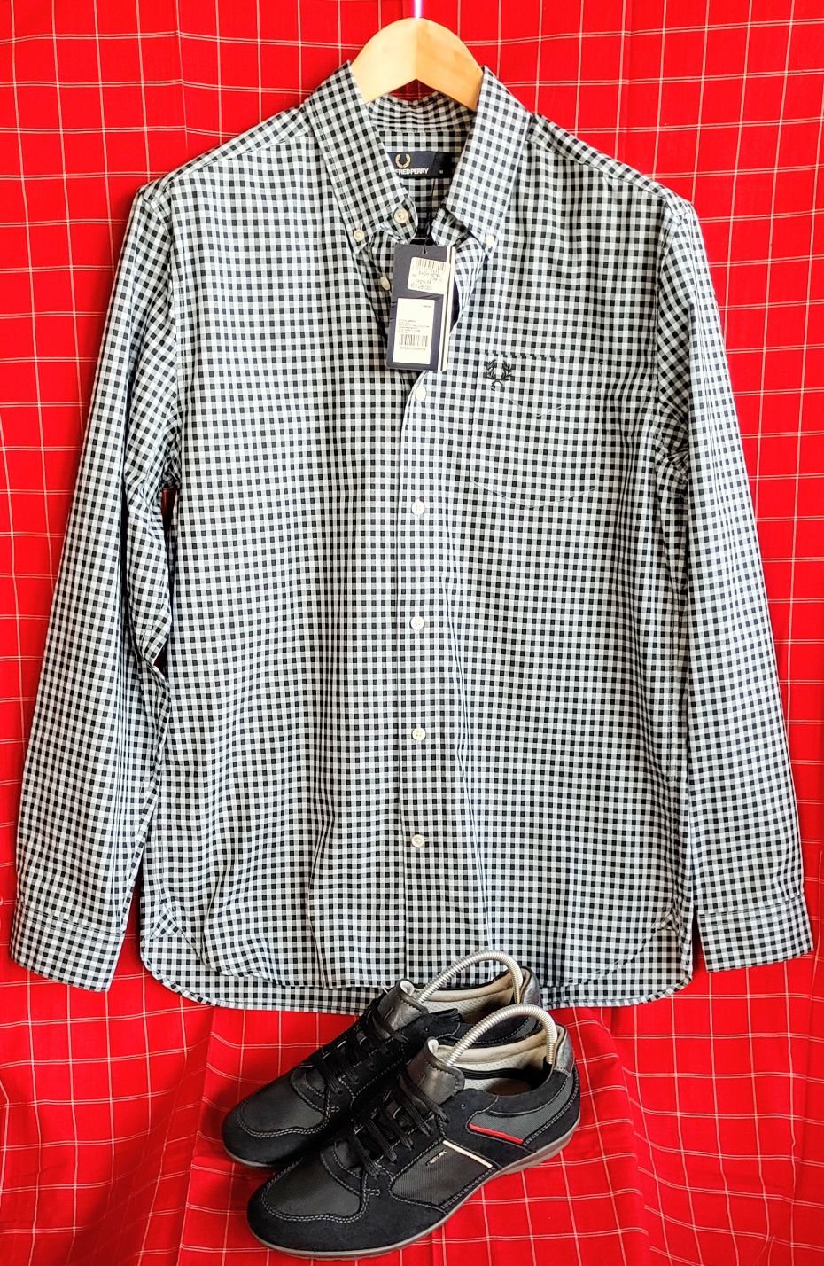 ** cămașă *FRED PERRY* M *51%reducere *Original !!