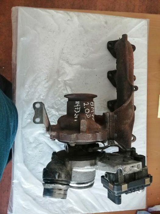turbina turbo turbosuflanta bmw seria 1 e81 e87 2.0 d cod n47d20a bmw