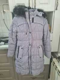 Зимнее пальто на деврчку 10-12 лет