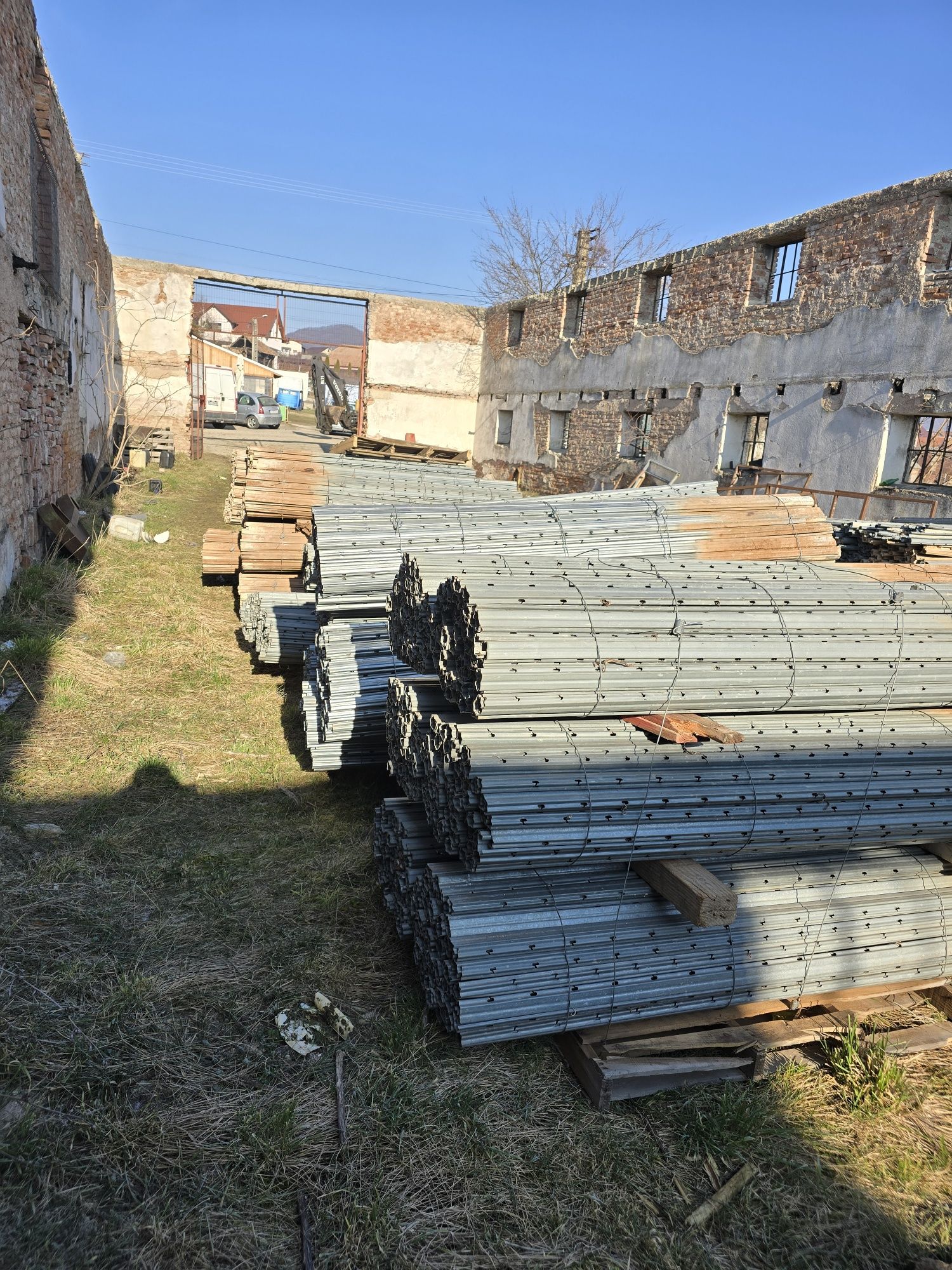Stalpi/Spalieri zincati/plasa gard...