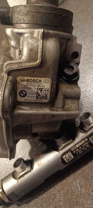 Pompă injecție+rampă injectoare BMW n47  F10 F11 E90 E91 2.0 184cp