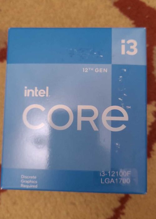Procesor Intel i3-12100F Alder Lake, 4.3GHz, Socket 1700 - Nou
