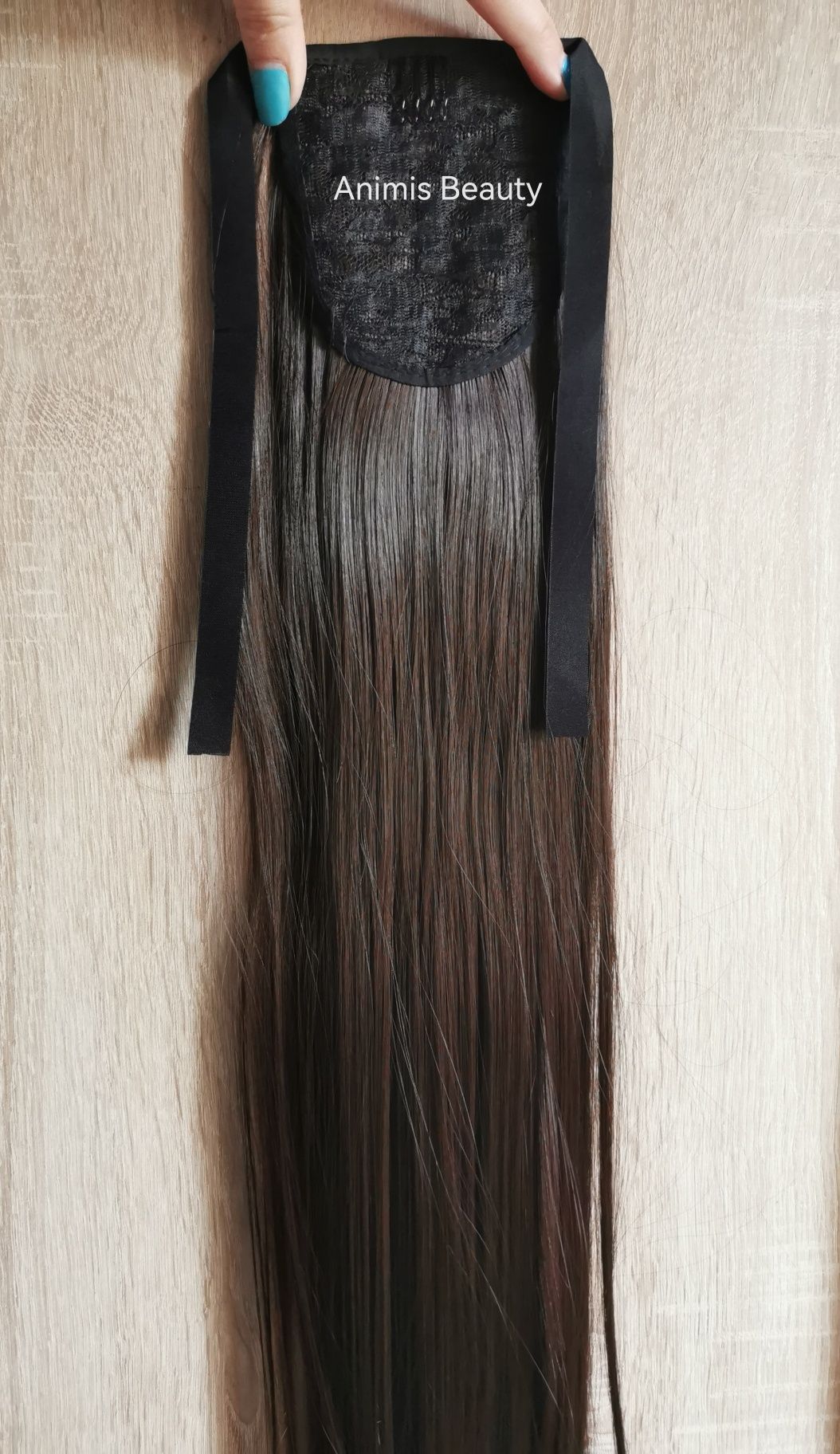 coada de par SATEN 80 cm 180 grame, imită par natural, produse NOI