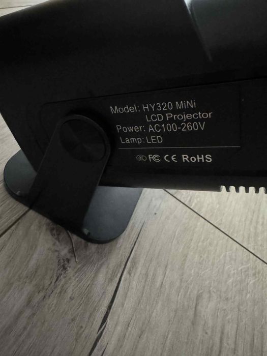 Proiector portabil HY320, SMART, 4K, android, negru, nou, la cutie!
