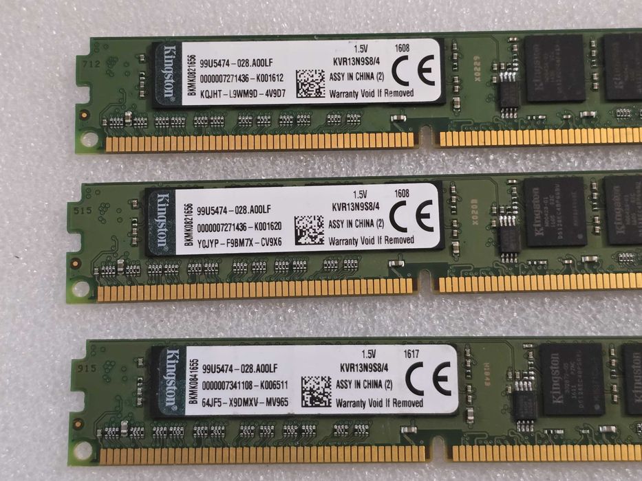 Memorie RAM desktop Kingston ValueRAM 4GB DDR3 1333MHz KVR13N9S8/4