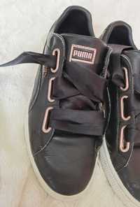 Маркови обувки Пума от естествена кожа