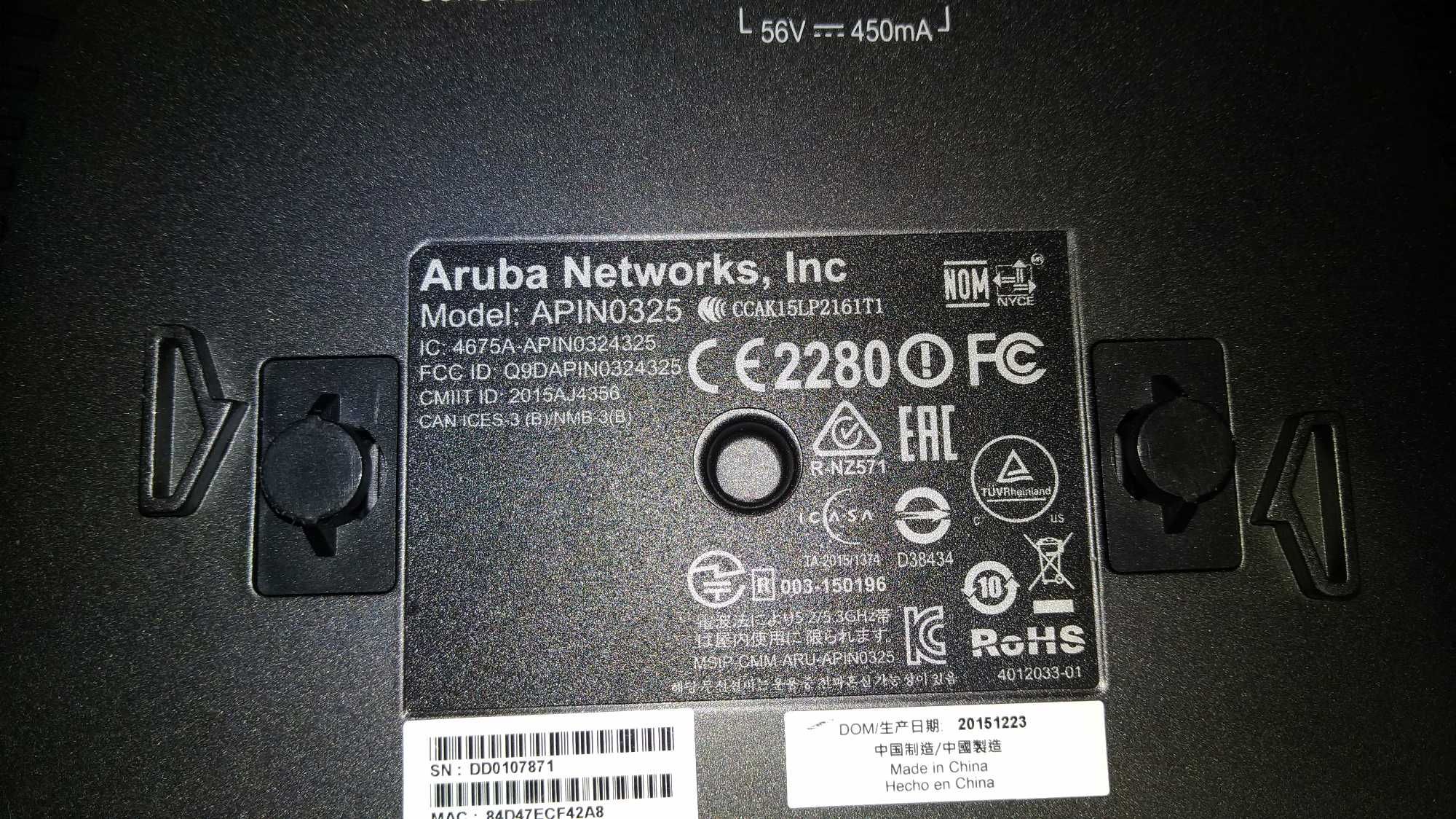 Aruba Network wifi AP