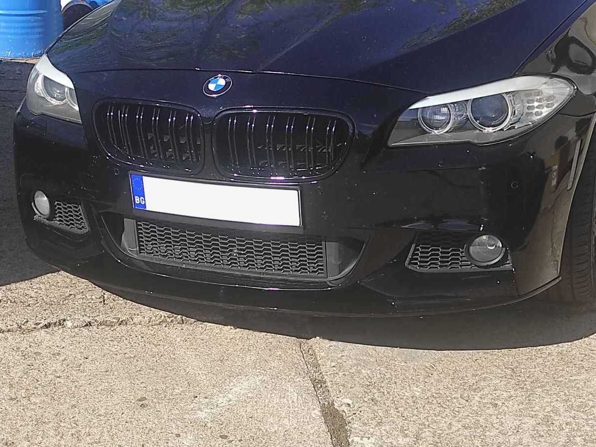 Спойлер M-PERFORMANCE предна броня M-Technik BMW F10/F11 - ЧЕРЕН ЛАК
