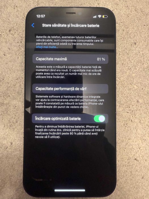 Apple IPhone 12 Black 64 GB Liber de retea