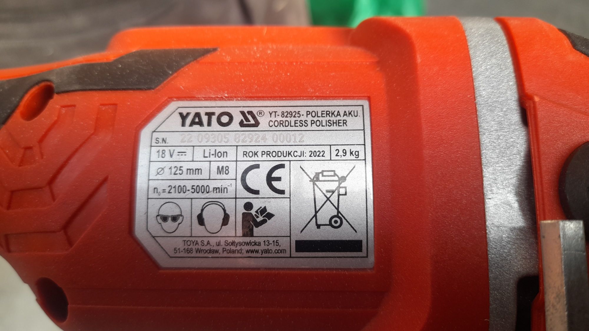 Yato Milwaukee Sata mașină de polisat polish
