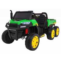 UTV Electric pt 2 Copii 1-7 Ani Farm Truck ,180W 4x4,Roti Moi Verde