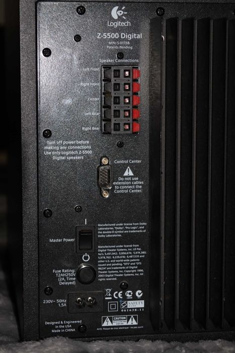 Sistem audio 5.1 Logitech Z5500