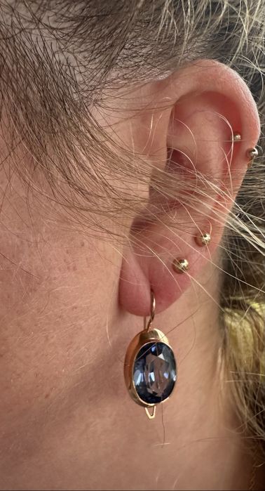 руски  златни обеци