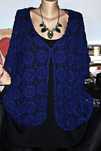 Compleu superb cu cardigan dantela de bumbac