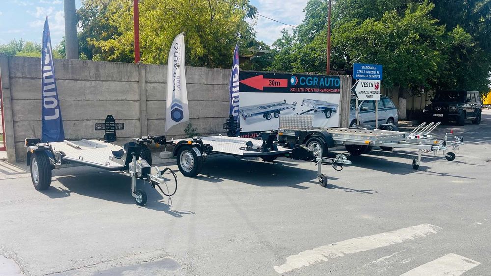 Remorca 750 kg Moto - Atv Omologata Rar - Provizorii pe loc