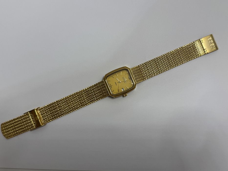 Ceas dama, Eden Switzerland. Swiss made ronda. Placat aur