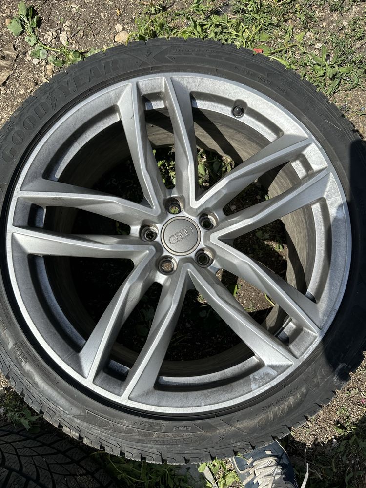 Jante 5x112 Audi A8 D3 cu cauciucuri 265/40 R20 noi