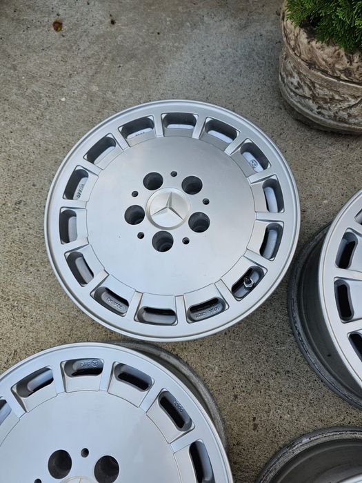 Jante Mercedes, RETRO, R15, GULLIDECKEL. W124, W201, W123