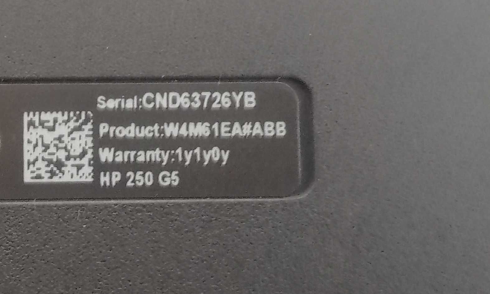 Лаптоп HP 250 G5 за части или възстановяване