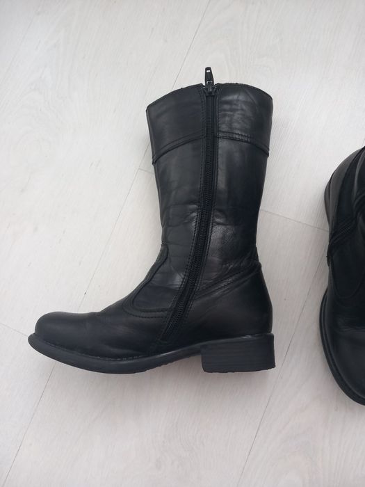 Детски ботуши/ботушки за момиче естествена кожа 28 номер