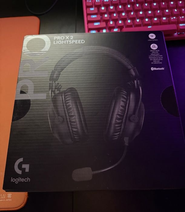 Casti gaming wireless Logitech PRO X 2 lightspeed negru