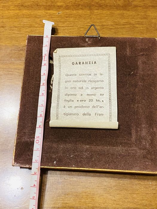 Vand tablou pictat pe foita de aue de 22k