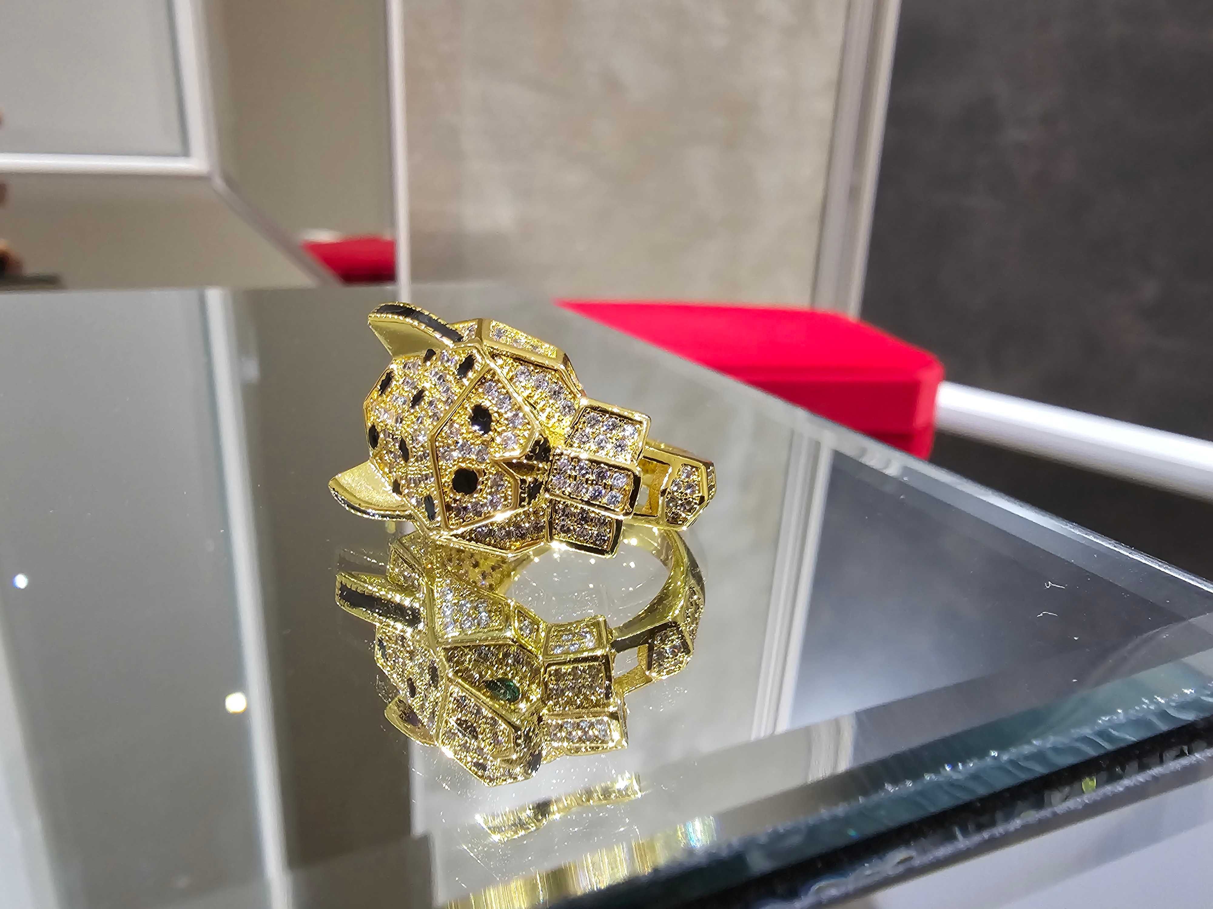 CARTIER Panthere de Cartier Big Gold Diamonds Пръстен