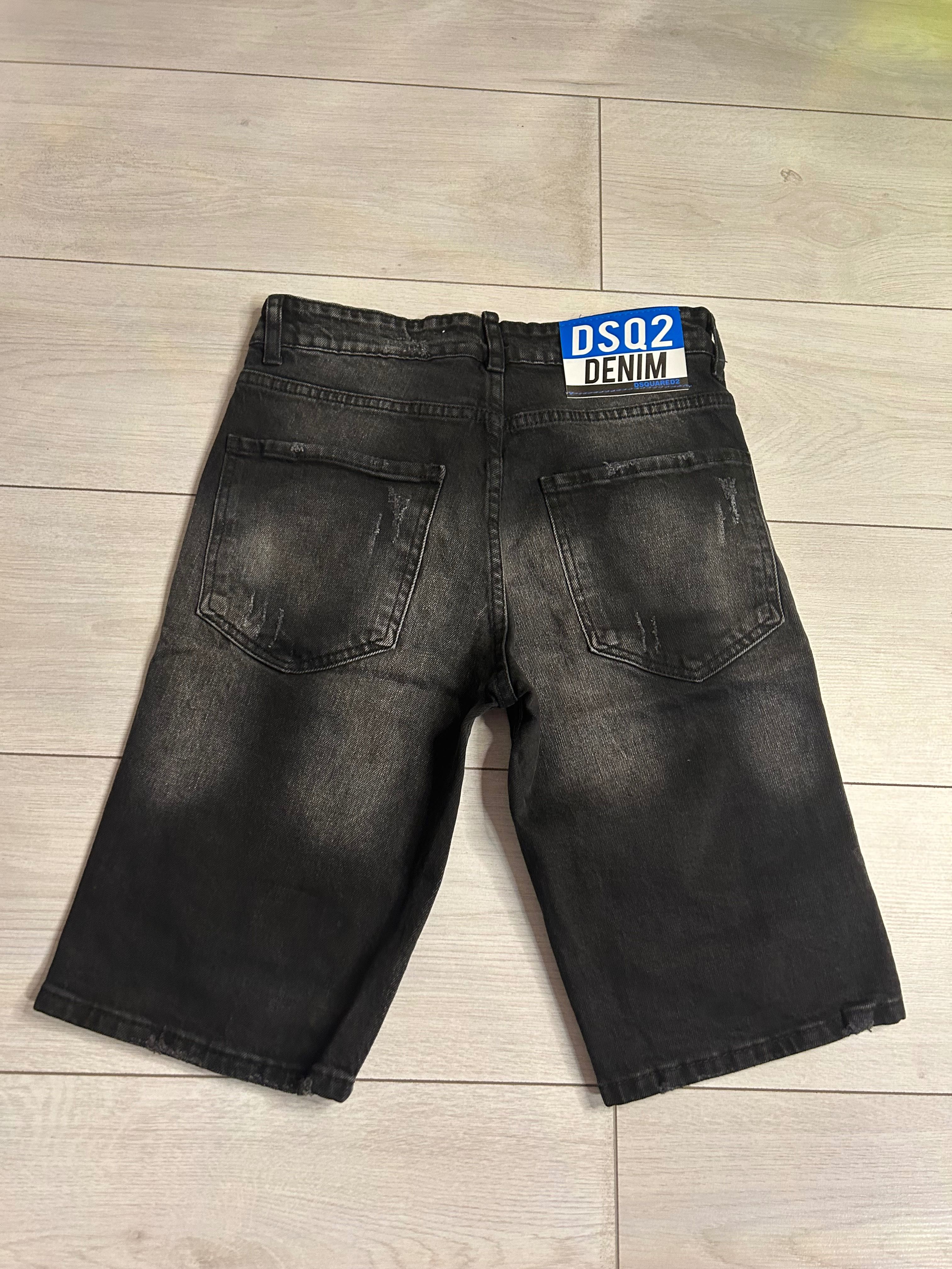 Blugi scurți Dsquared2 black new collection 2025