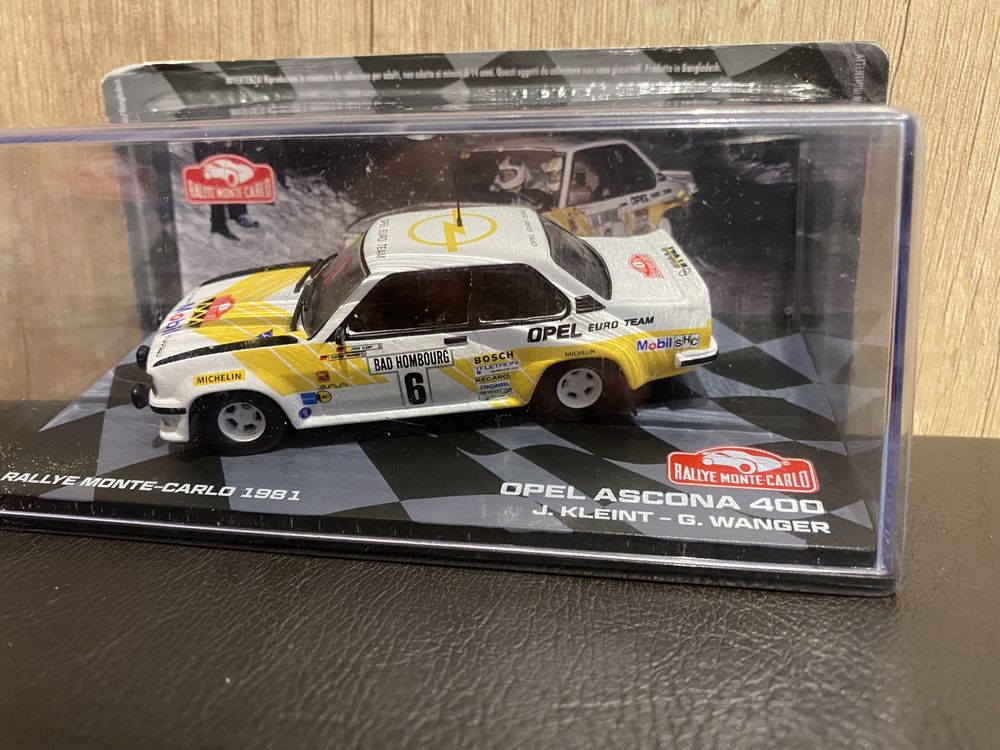 OPEL ASCONA 400 machetă auto rally scara 1:43