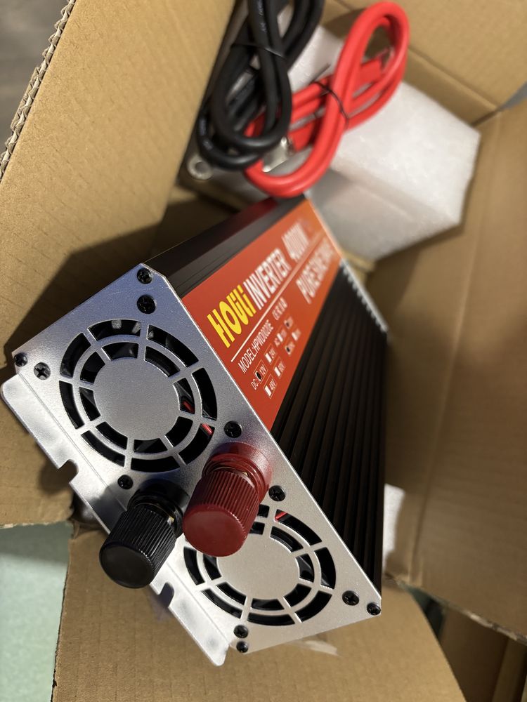 Инвертор преобразовател пълна чиста синусоида 12v -  220v - 2000/4000W