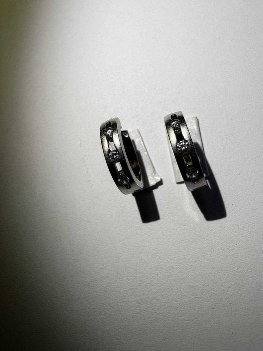 Cercei aur alb (efn) StarAmanet