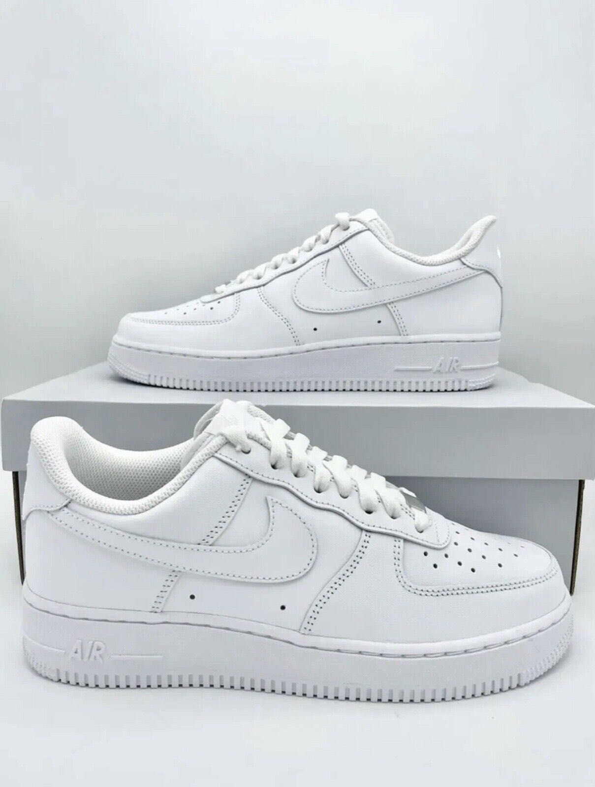 Nike Air Force 1 '07 Low Triple White Adidasi Unisex NEW - DISCOUNT