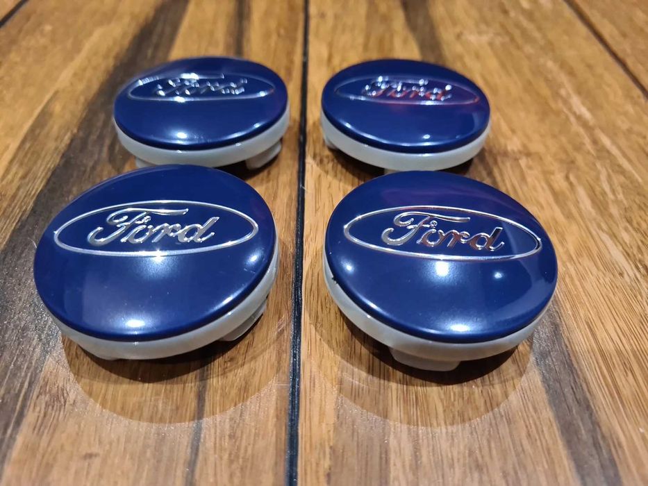 Капачки за джанти Форд 54мм Сини
