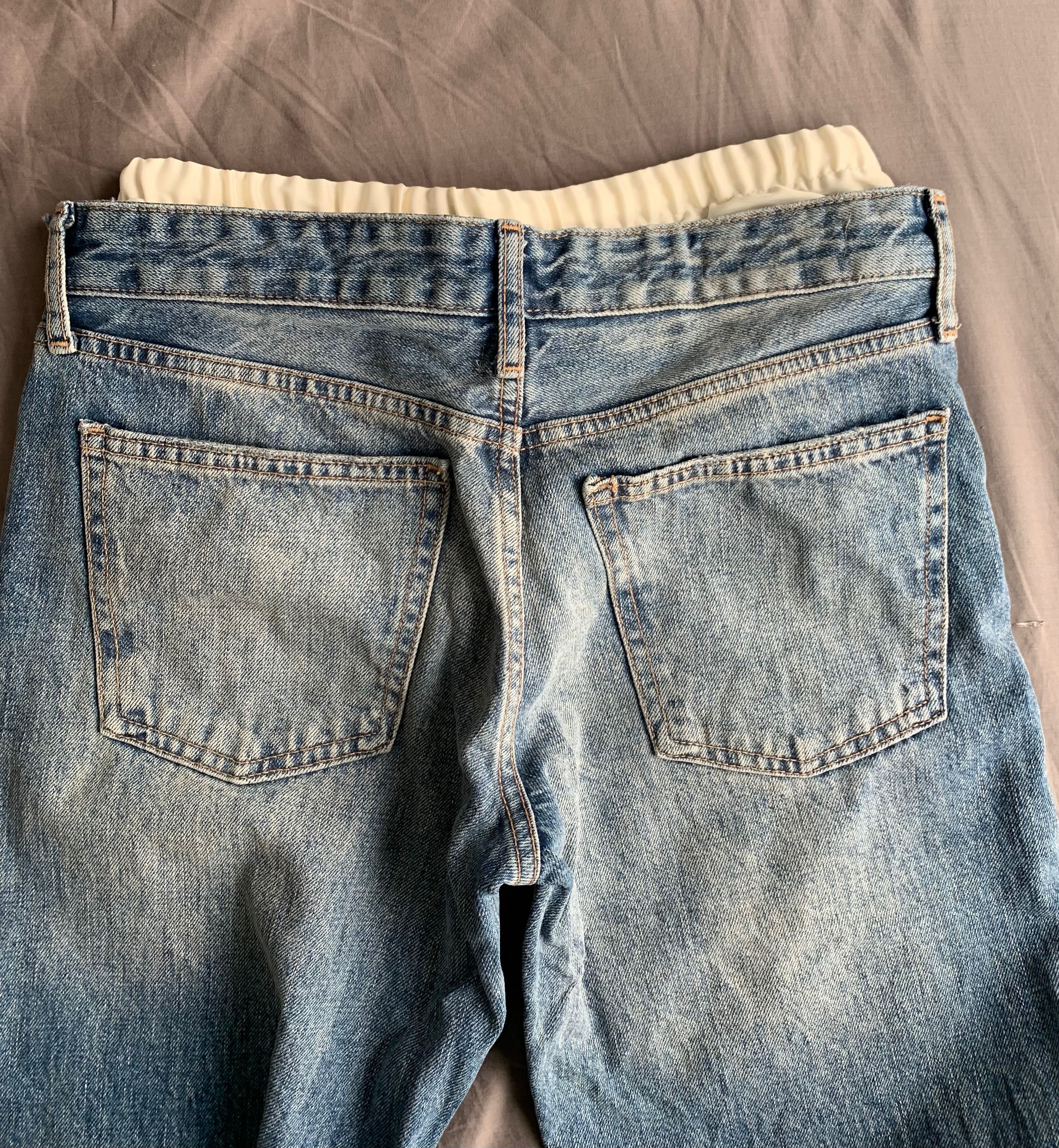 Zara дънки с детайл
