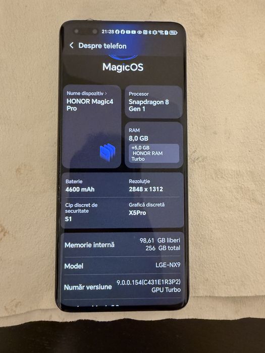 Honor Magic 4PRO 256GB 8GB RAM