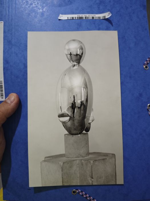 Poza autentică Constantin Brancusi  expo 1926
