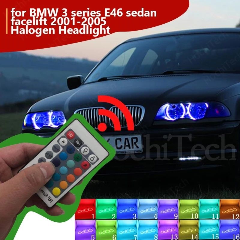 BMW E36, E38, E39 и E46  ангелски очи 5050 RGB Halo Rings - Стилен и М